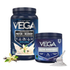 Vega Protein + Recovery, Chocolate – 30g Vegan Protein, Dairy & Gluten Free, Probiotics, NSF Certified, 4.4 lbs (45 Servings)